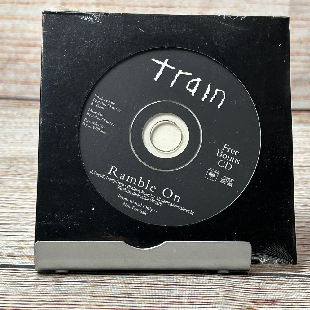 Train Ramble On Promotional Free Bonus CD Single Columbia Records Promo Rare